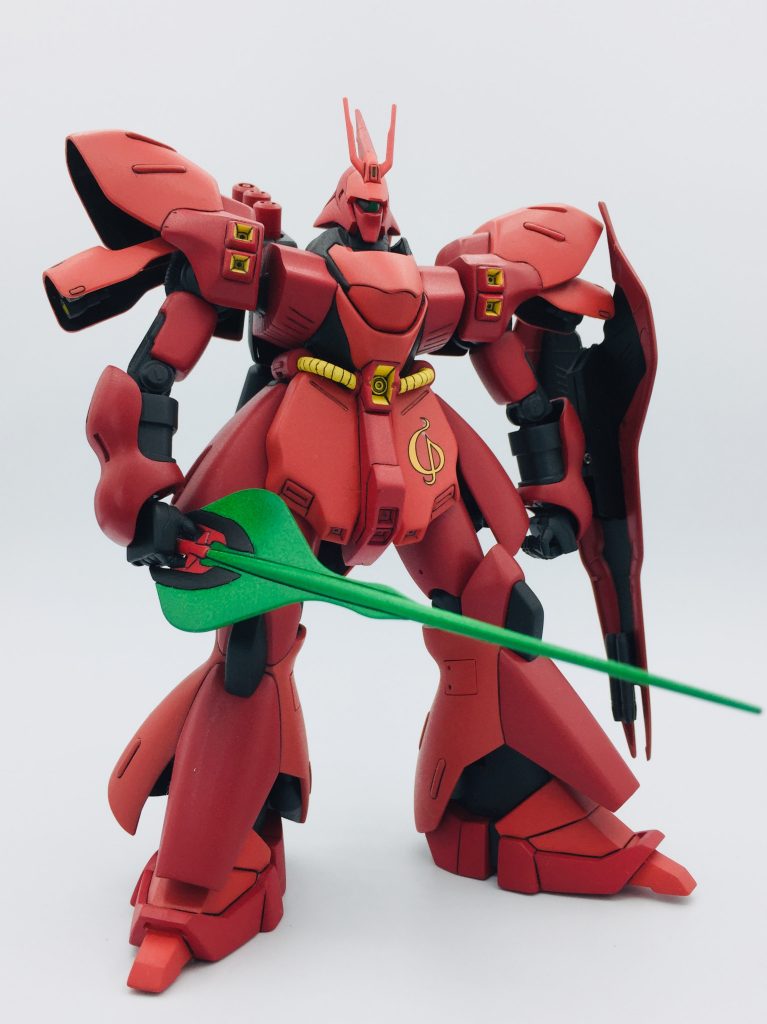 旧キット 1/144 サザビー ガンプラ 完成–2枚目/制作者:kan-o-gunplablog