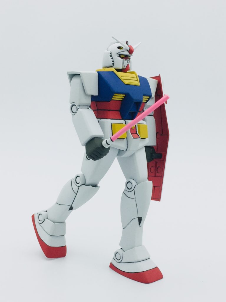 旧キット 1/144 ガンダム ガンプラ 完成–2枚目/制作者：kan-o-gunplablog