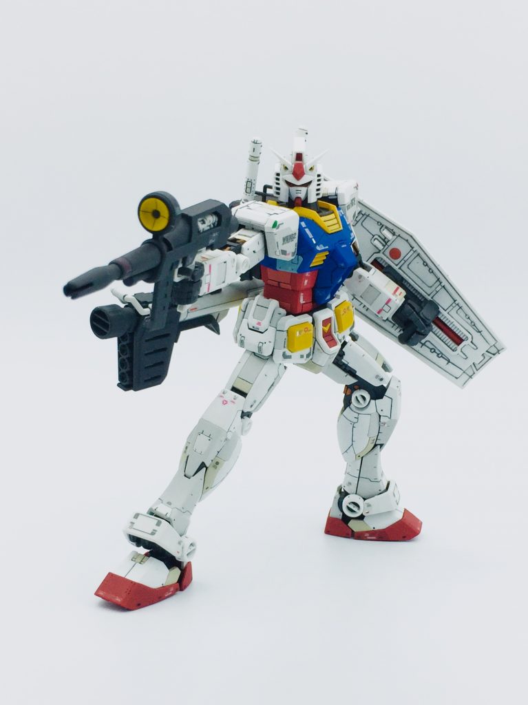 RG 1/144 ガンダム ガンプラ 完成–3枚目/制作者:kan-o-gunplablog