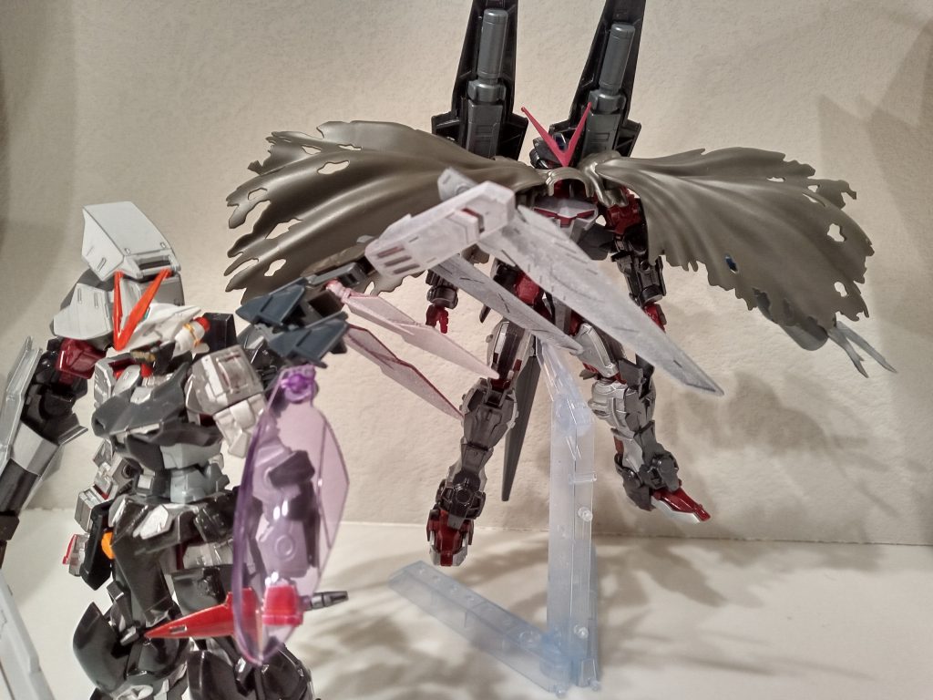 兄弟でアストレイ再現できました！ひとまず、他の機体は決まった！次は好きな機体×好きなキャラか！！