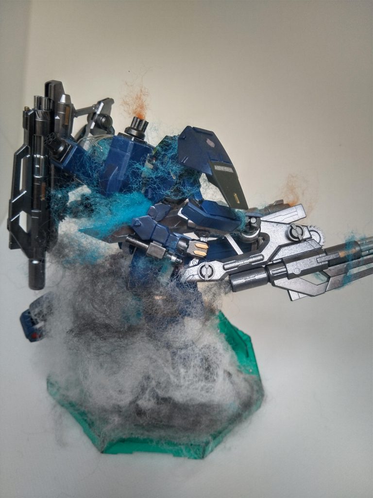 綿の色はガンダムマーカーエアブラシシステム君に頑張って貰いました( ̄ー+ ̄)