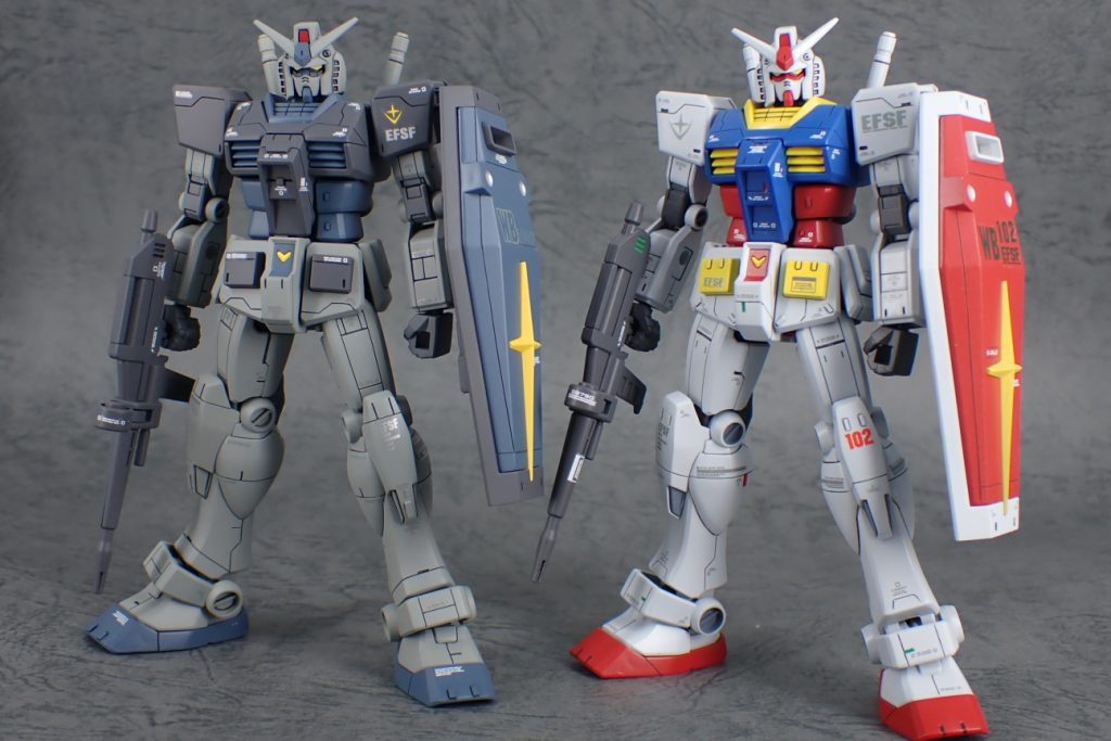 前回作と比較。グレーだとディテールハッキリしますね