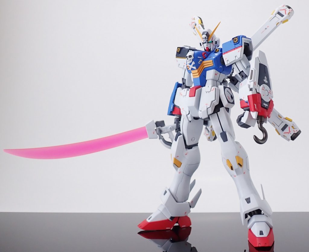 カラーリング(ガイアカラー)・白:EXホワイト+EXシルバー・青:アイスコバルトブルー・紺:シャドウブラック・赤:ローズブライトレッド+ローズディープレッド・黄:サンシャインイエロー+ビビットオレンジ・フレーム:メカサフヘヴィ