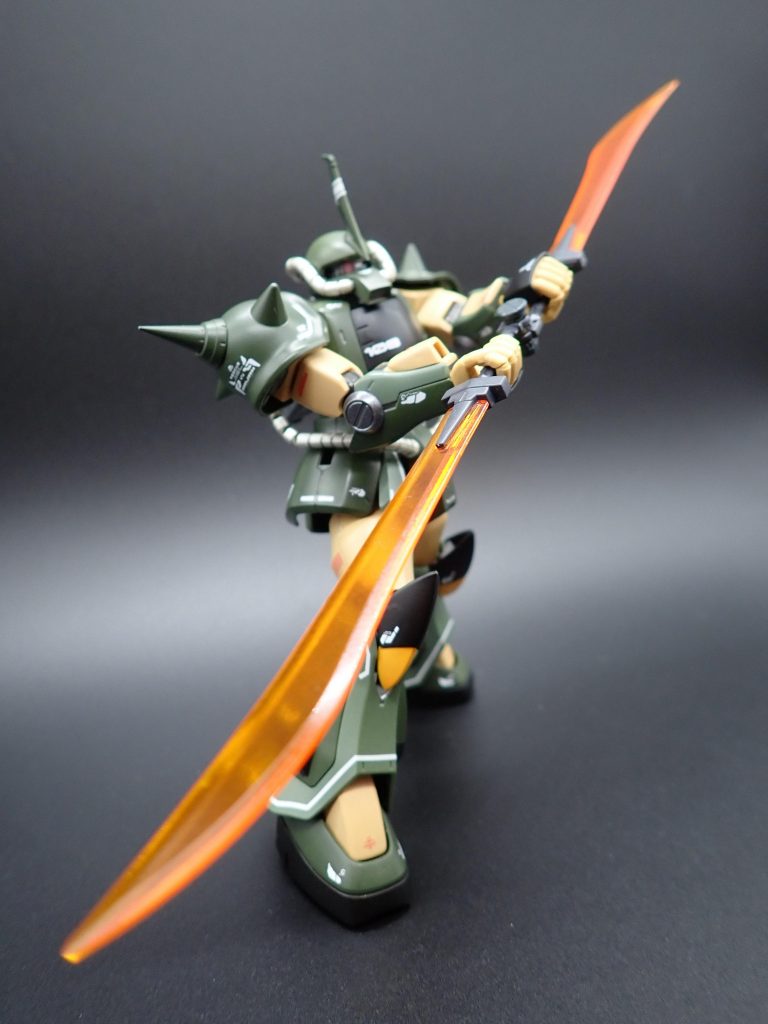 後にゲルググの装備に影響を与えるも担当技術者がアジアに疎く「あ〜なんかアレ、アレみたいじゃん。……ナギナタ！w」みたいな秘話が存在しま(せん)