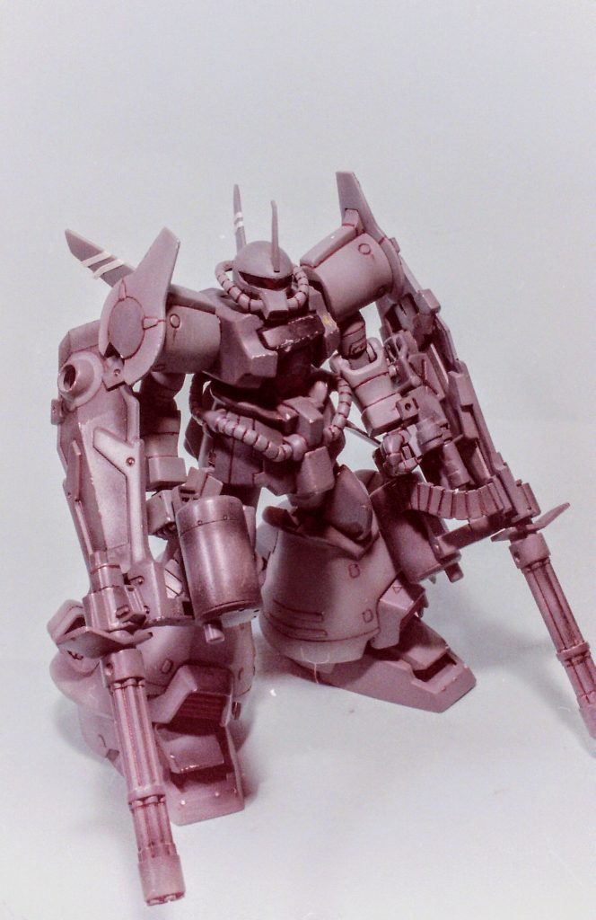 過去作品!ネガポジからデジタル処理した画像です。(2008年当時)第08小隊版 グフフライトタイプ等です。–2枚目/制作者:gtarou