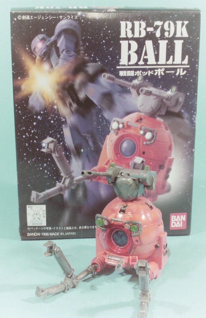 こちらは同じく第一話でシロー・アマダが搭乗してザク高機動型の試験飛行のアイナ・サハリンと運命的な出会いを演出した?機体です。