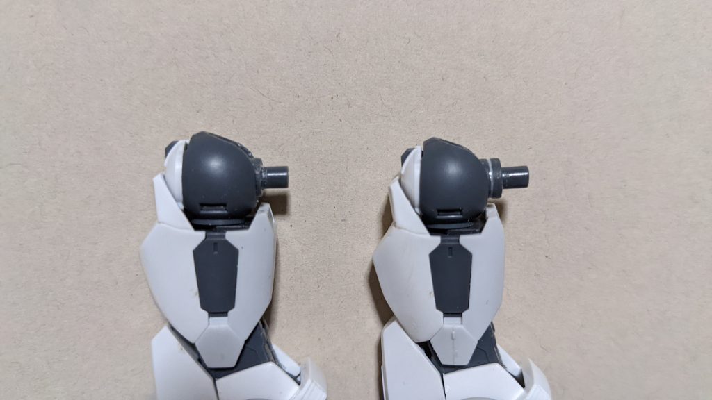 ここからは製作ダイジェスト。股関節のジョイントは大幅に変更。このおかげで大胆に足を動かせました。