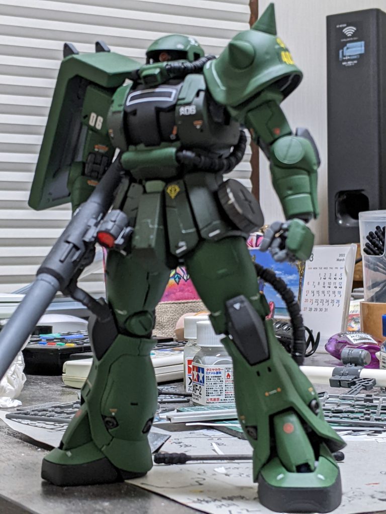 今回は、何もしないで、塗装だけって思ってたのですが、やはり作ってる内にやってしまいました!