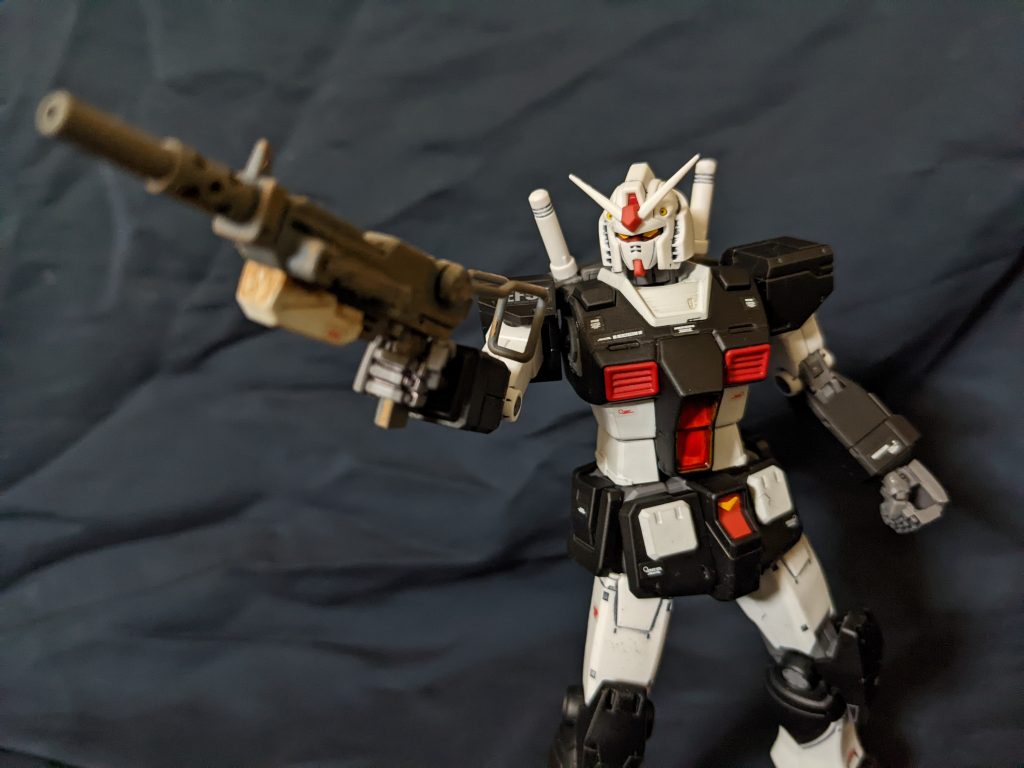 HG ガンダム(GUNDAM THE ORIGIN版)のプロトタイプガンダムカラー–2枚目/制作者：ソロモンの悪夢