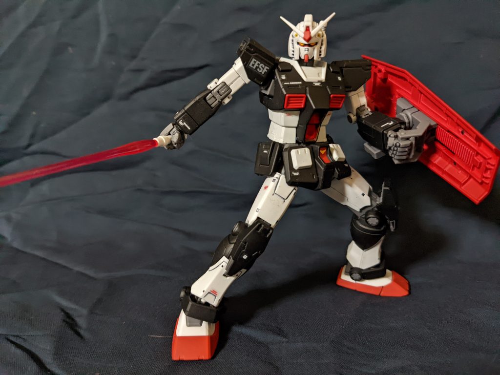 HG ガンダム(GUNDAM THE ORIGIN版)のプロトタイプガンダムカラー–4枚目/制作者：ソロモンの悪夢