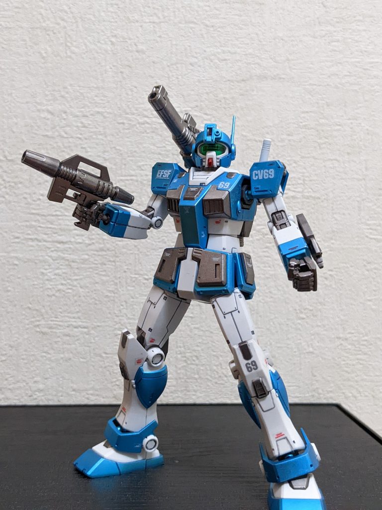 今回のテーマは、・ガンダムメタブルー(コスモじゃない方)の色味を確認.メタリックのつや消し仕上げの雰囲気確認です。他のキット制作に向けて迷ってる要素をイッキに試しました😁なかなか爽やかな仕上がりになったと思いますが、如何でしょう❓