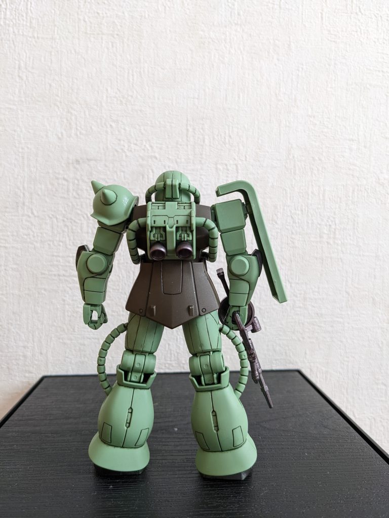 背面ランドセルは、流し込みスミ入れマーカー使いたかったので塗装無しです。