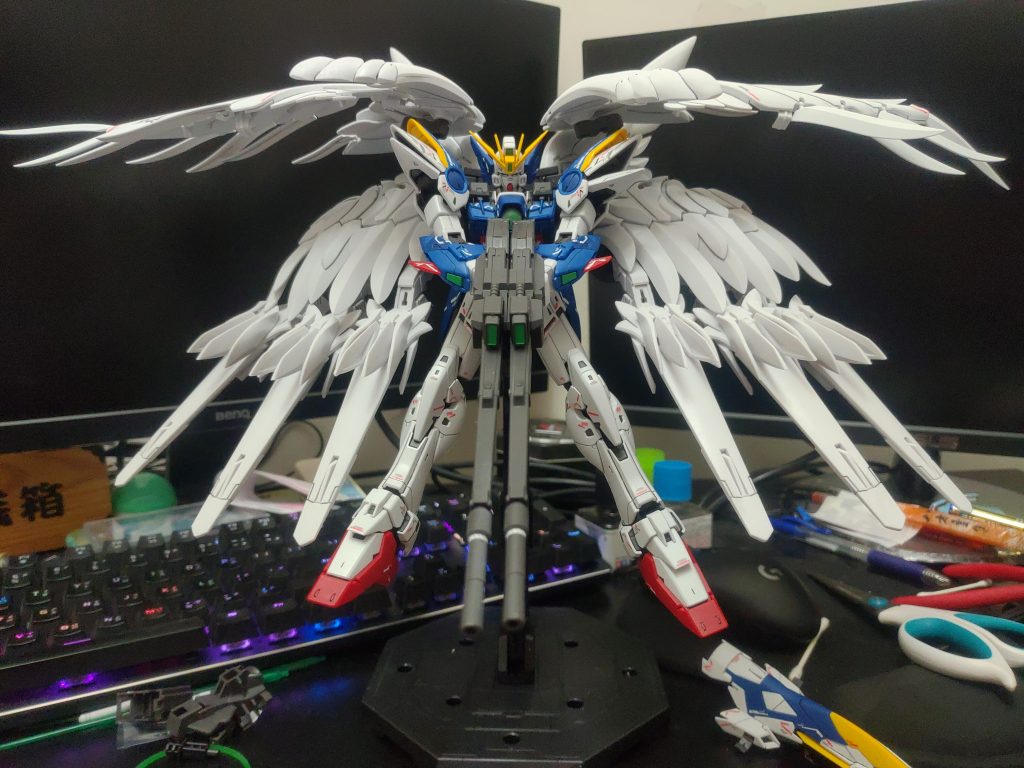 MG Kai ウイングガンダム ゼロ+スノーホワイトプレリュード–4枚目/制作者：@adc86667068