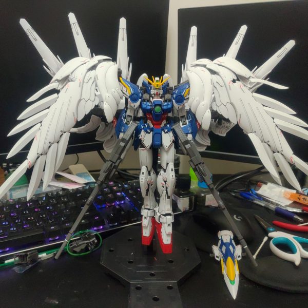 MG Kai ウイングガンダム ゼロ+スノーホワイトプレリュード
