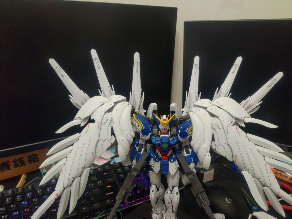 MG Kai ウイングガンダム ゼロ+スノーホワイトプレリュード–5枚目/制作者：@adc86667068
