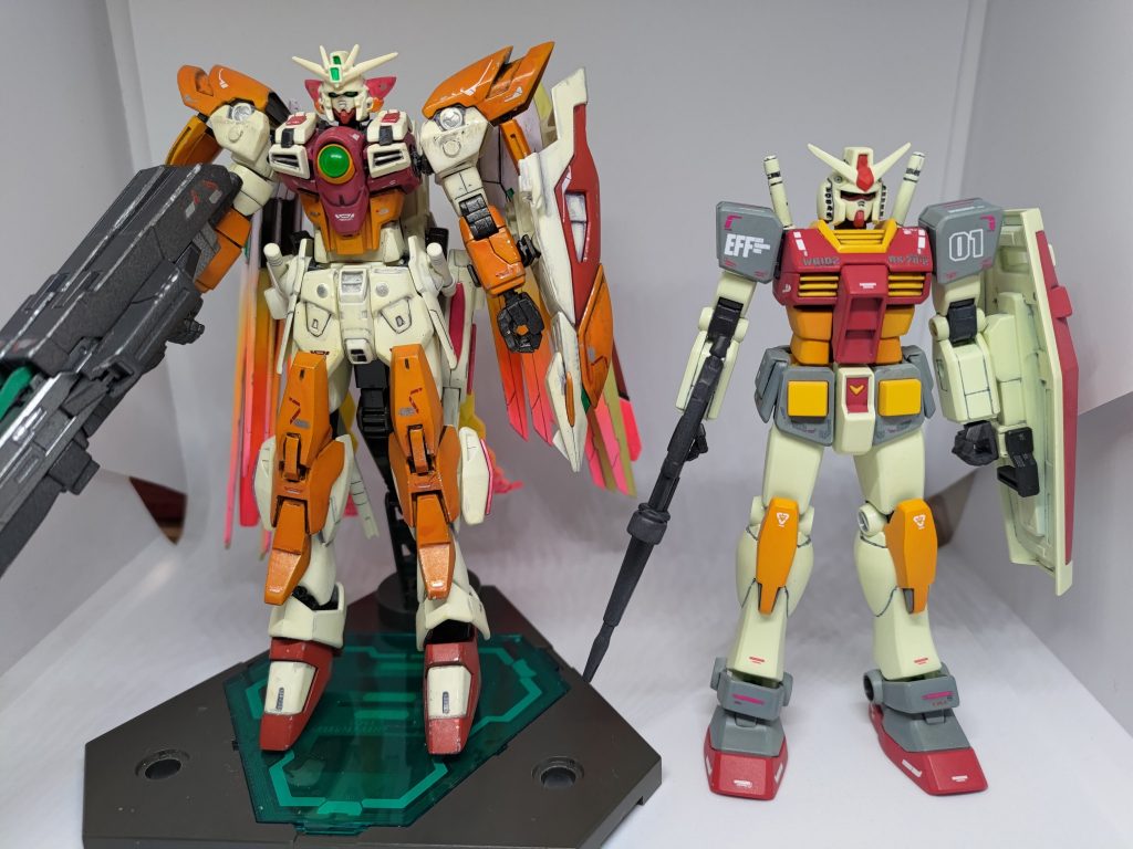 以前つくったスザクさんとならべて。きみたちなんか似てるね。