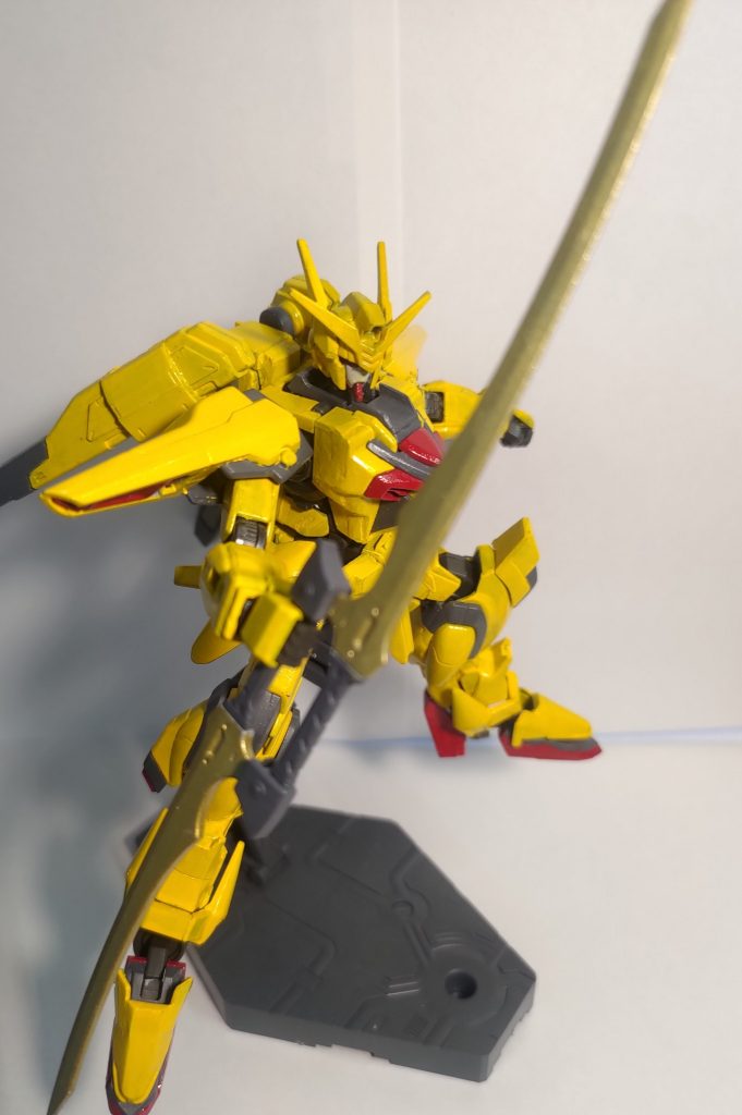 シラヌイを双刀状態に連結した状態です。