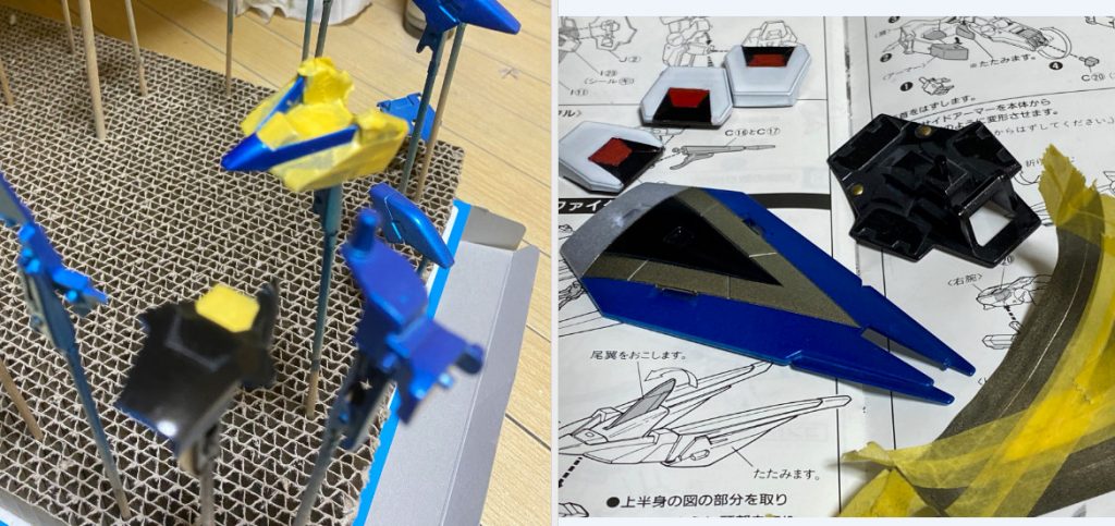 旧キット HG 1/100 V2 アサルトガンダム–4枚目/制作者：amuroikima-su