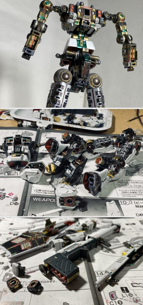 RG νガンダムチタニウムフィニッシュ+塗装–4枚目/制作者:amuroikima-su