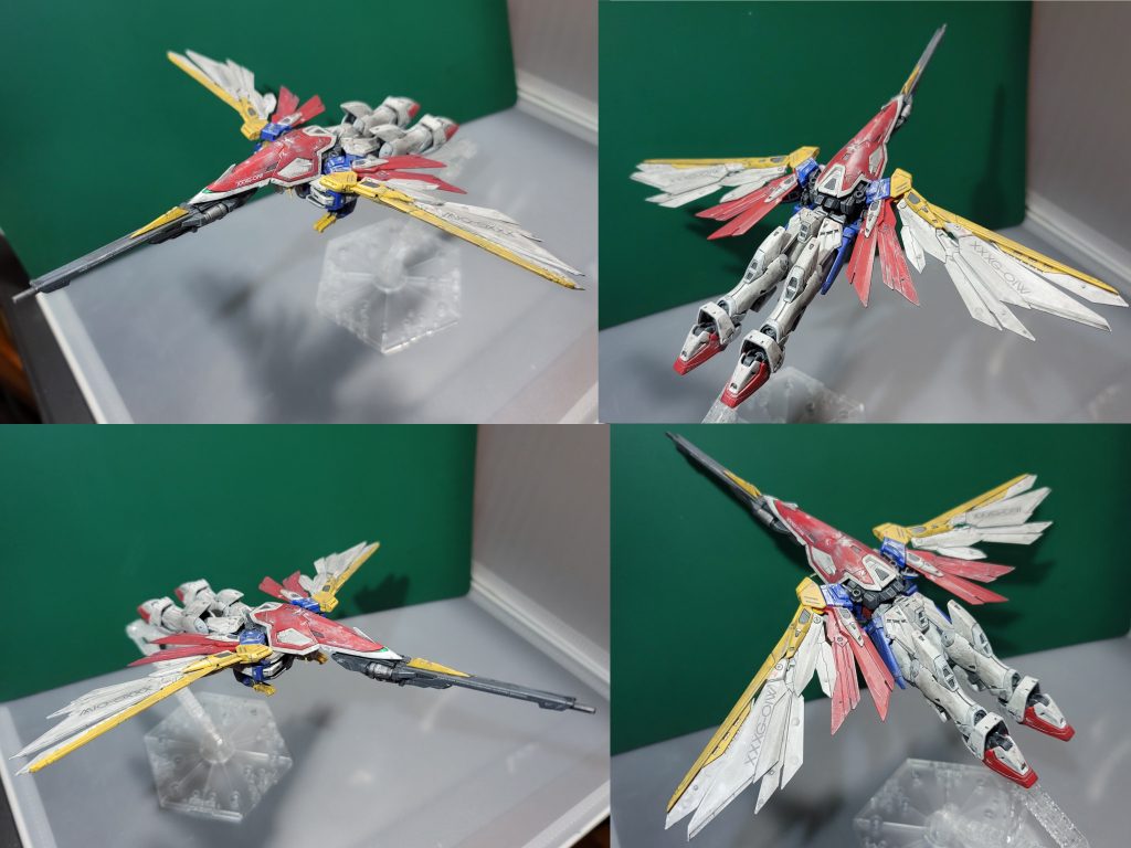 バード形態(ウイング展開)ウイングをこれ以上の角度で展開すると個人的にちょっと受け付けないです……