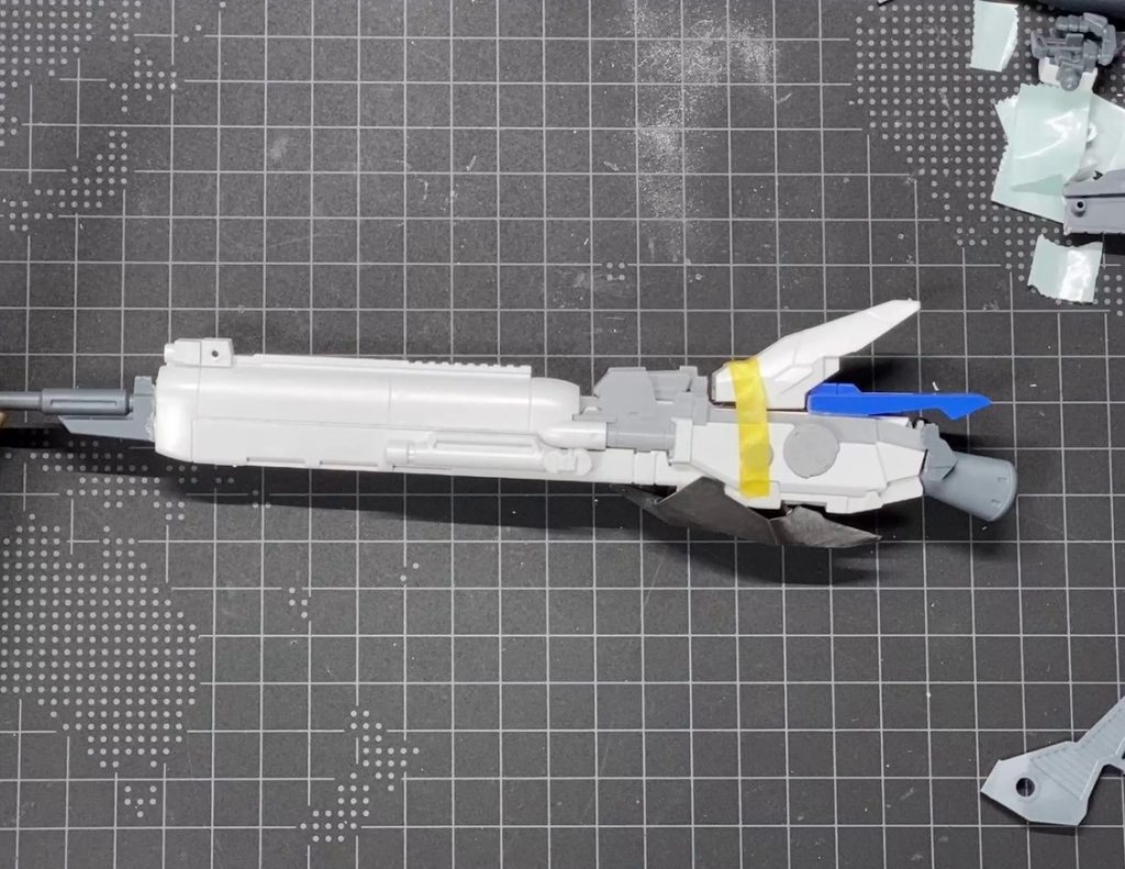 MGハイニューガンダムの武器をベースに切って貼って