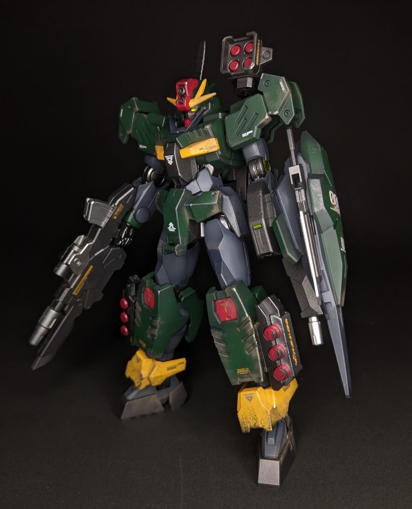 脚部にMGフルアーマーユニコーンのミサイルを流用して追加。よりコマンドっぽくなったかと思います。