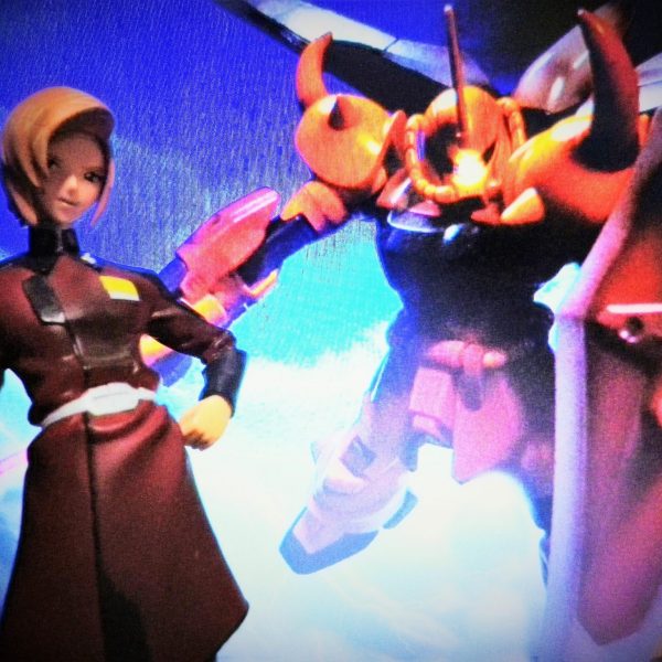 ハイネさんとグフ・イグナイテッド！ＯＰ画像再現風プラスブレイズザクファントム！