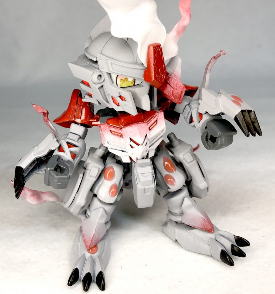 【ポケモンガンプラ】ゾロアーク(ヒスイのすがた)–4枚目/制作者:コン◎SDポケモンガンプラ