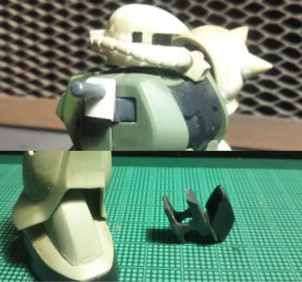 頭　腕の取り付け軸　膝アーマー等後は削り込みです!