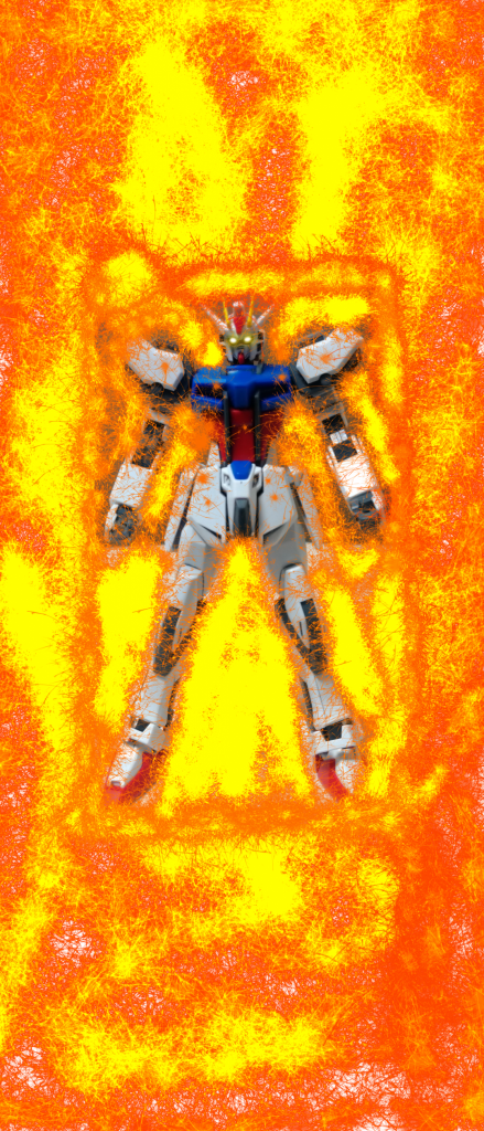 ガンダムSEED第１話の最初の出撃シーンのプチ再現（少し変だけど許してください···）