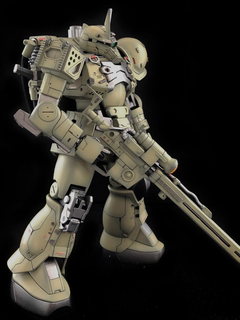 HGザクⅠスナイパー　ヨンムカークス機–5枚目/制作者：black🇯🇵
