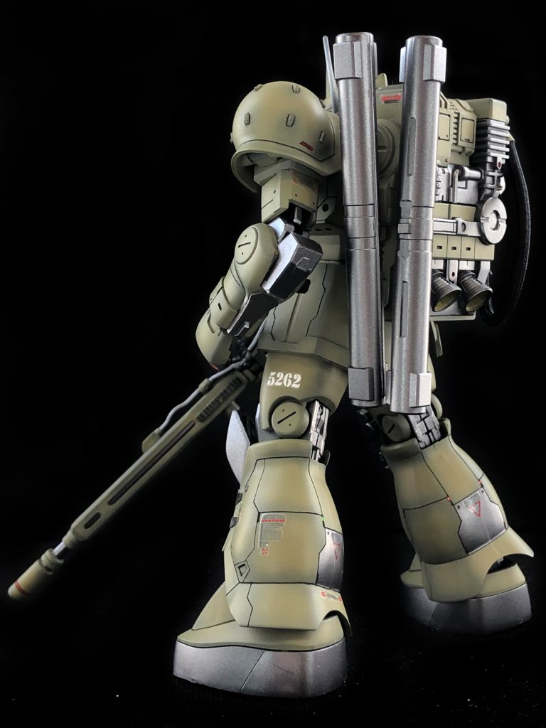 HGザクⅠスナイパー　ヨンムカークス機–6枚目/制作者：black🇯🇵