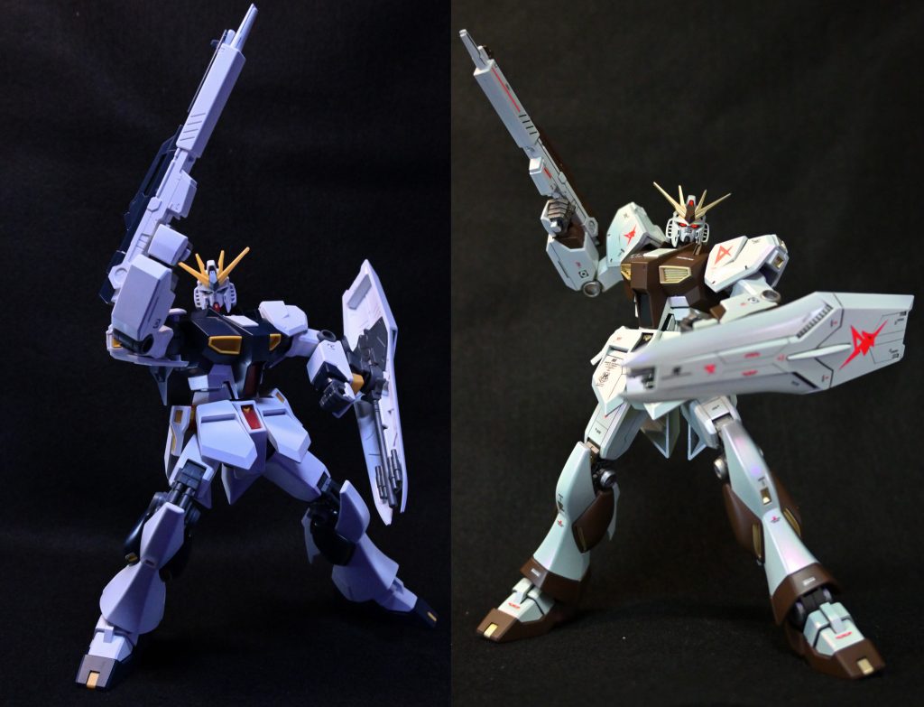 左：塗装前右：塗装後塗装しなくても、素晴らしいクオリティです。これが1100円でセブンイレブンで売っているのが驚異的です。