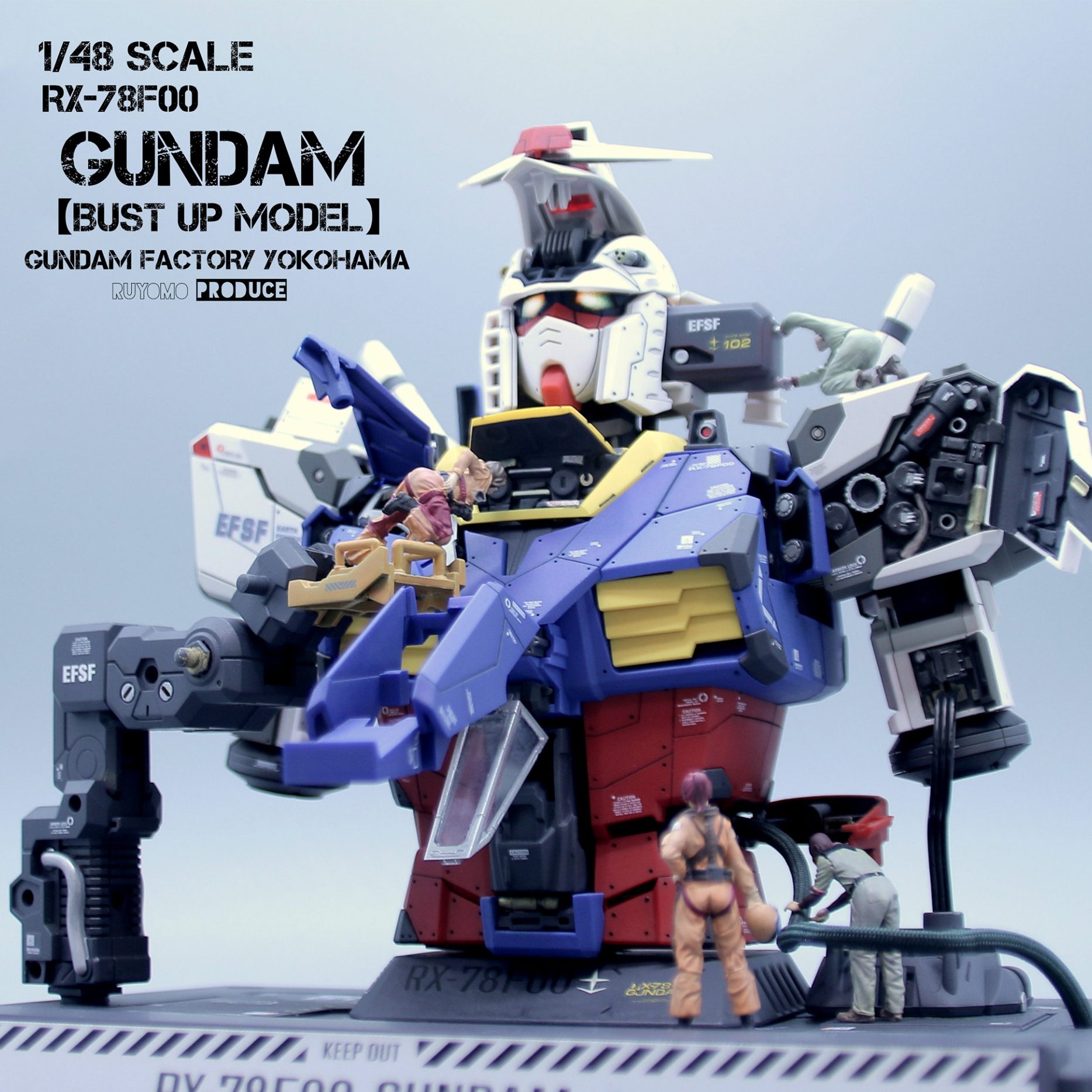 1/48 RX-78F00 Gundam [BUST MODEL] – Side Seven Exports