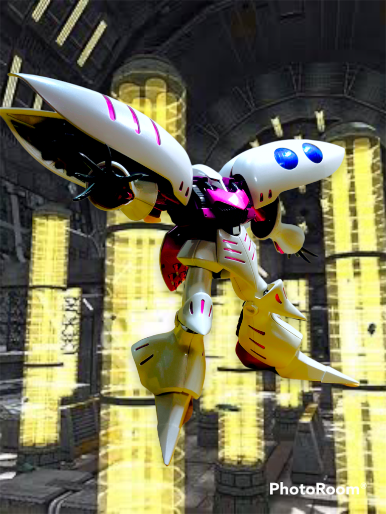 3/16日の地震で素組みで放置してあったキュベレイが足元まで落ちてきてまるで塗装してくれと言っているようでした...