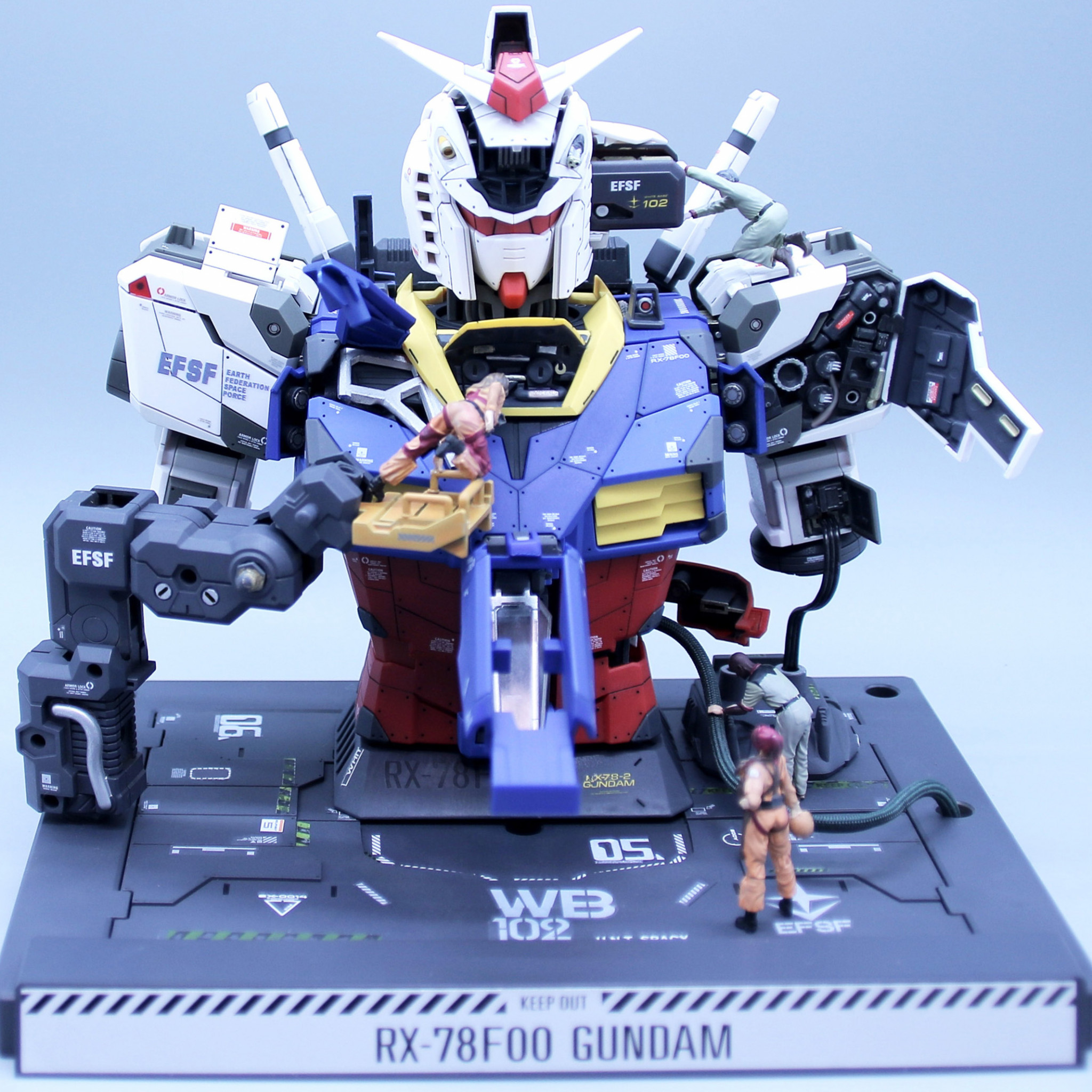 Gunpla 1/48 RX-78F00 Gundam Factory Yokohama Limited Edition LED Unit Japan