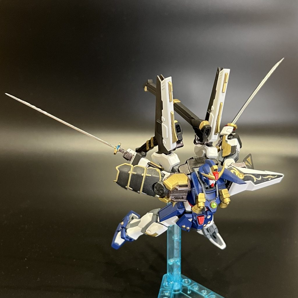 交差切り!いわゆるGエグゼスのウルフファングです。