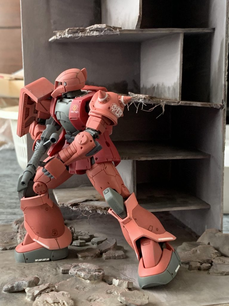 ガルマ特攻のイメージで作りました！ザクが違いますが...