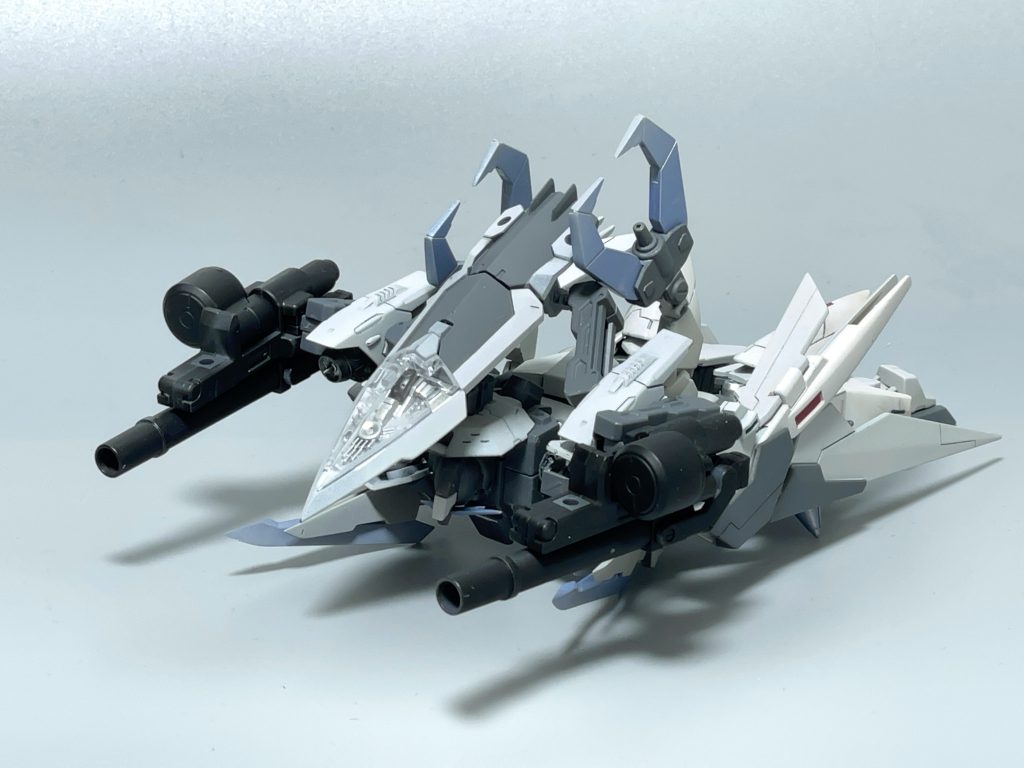 地上MA形態。スノーモービルをイメージしてます！これがやりたくて寒冷地仕様にしました☺️