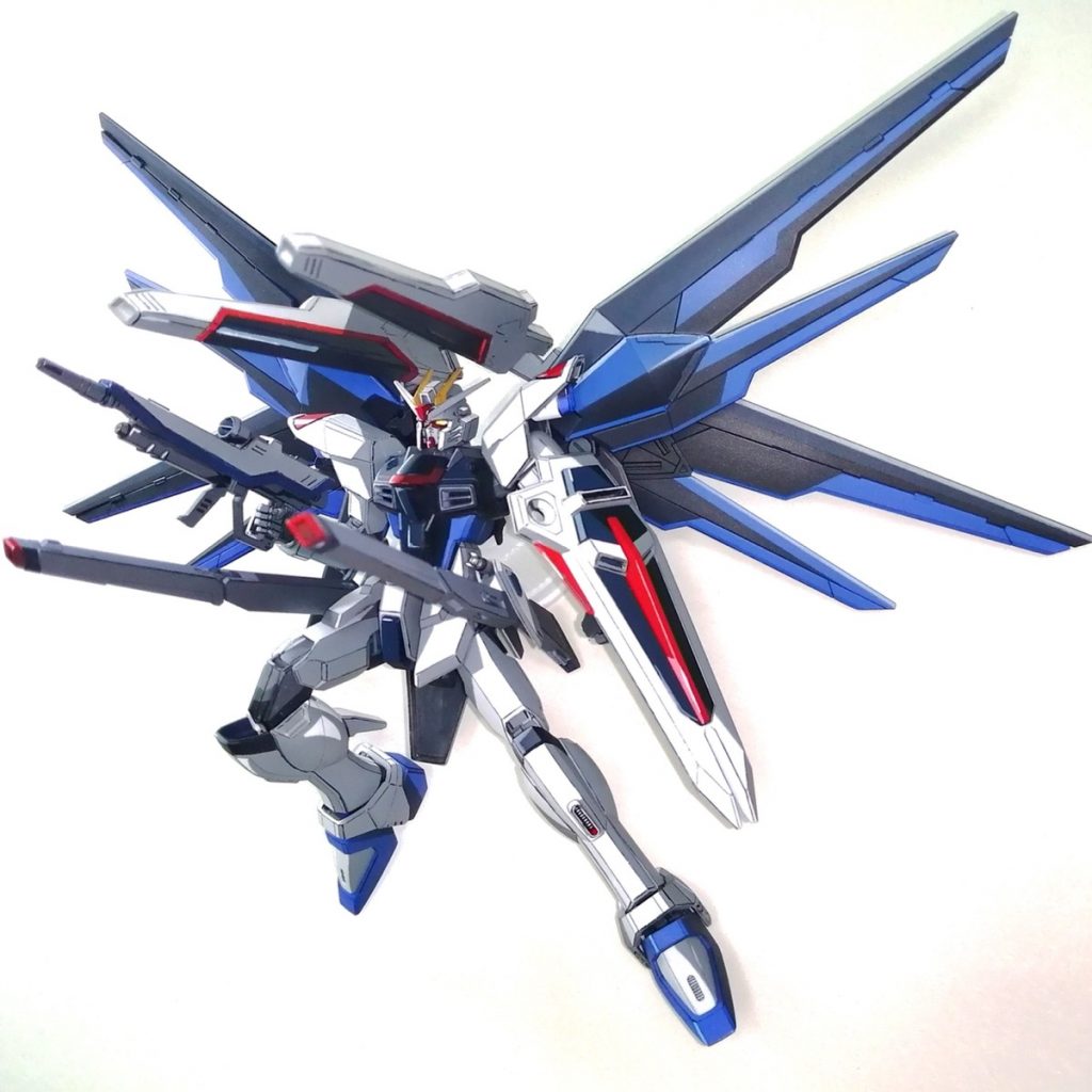 フリーダムガンダム 登場シーン アニメ塗り–3枚目/制作者：p.e.n.n.y.1