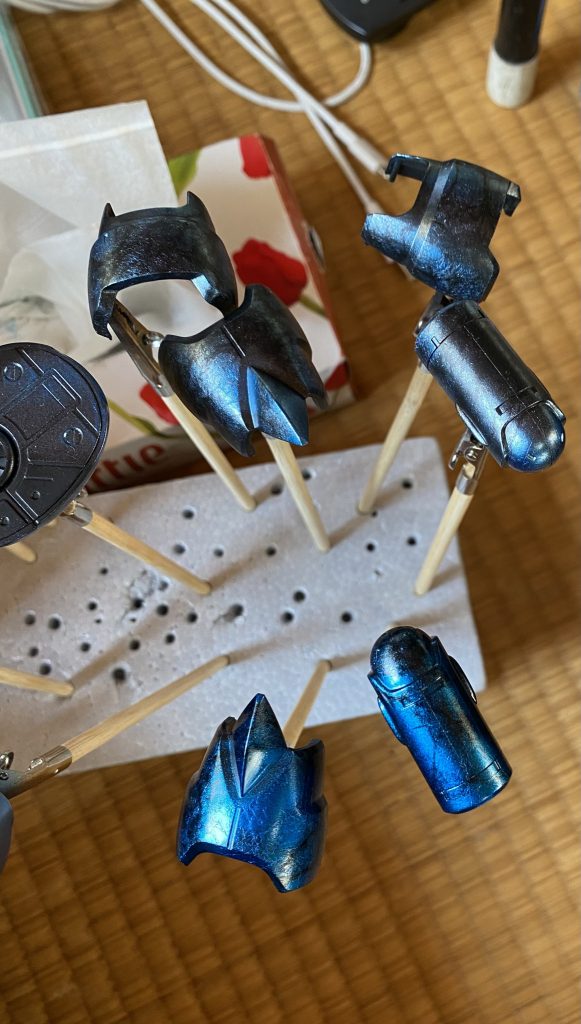 ウェットティッシュの細かいところが残って難儀した