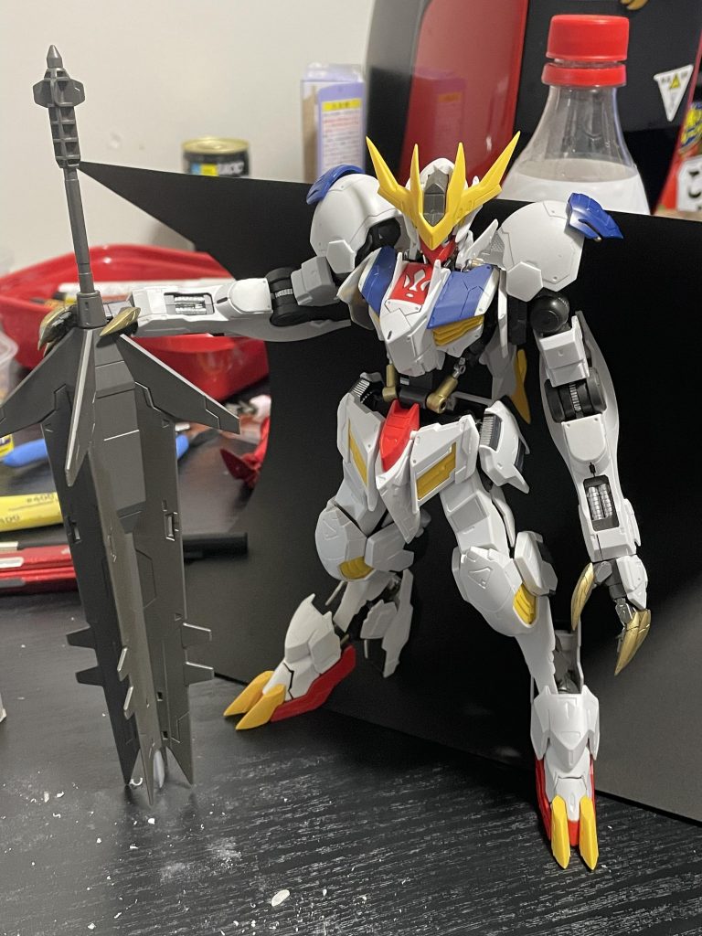 ガンダム　バルバトス　ルプスレクス　フルメカニクス　1/100 全塗装完成–3枚目/制作者：@cayman578k