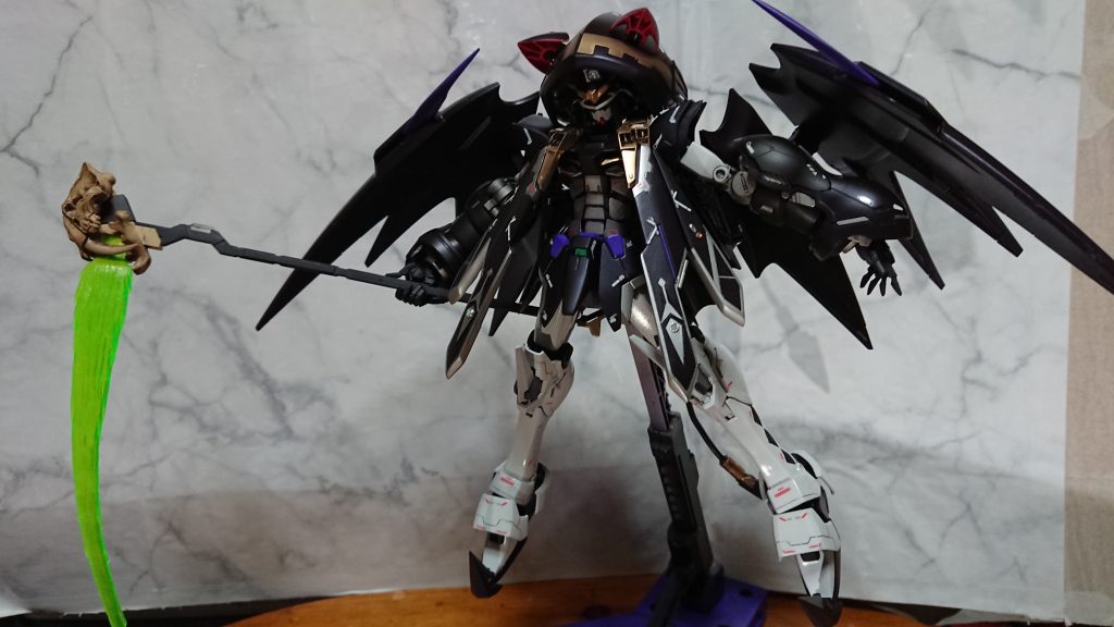 ガンダムデスサイズ、、、いい名前ないかな😅制作好きですが名前いつも浮かばない💦[ガンダムデスサイズ・ルナにしました]