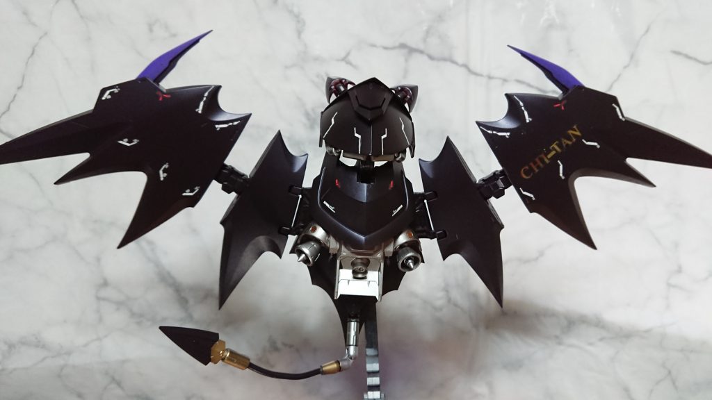 小悪魔っぽくしっぽつけました