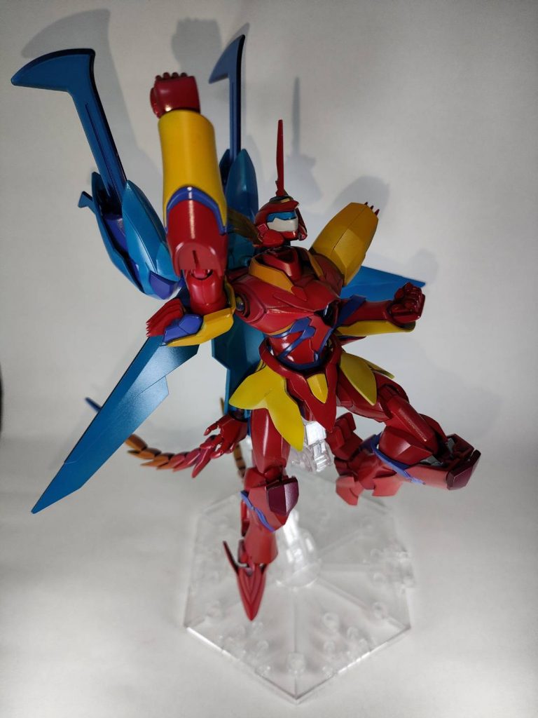 真ギラフェニックス!バックパックの一部を反転させてスーパーモードになります