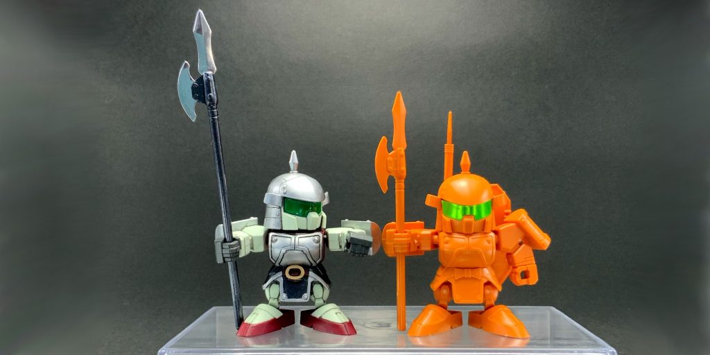 ●素体と「よっ!お前も早く完成体になれるといいな!」最後までご覧いただき、ありがとうございました!https://gumpla.jp/sd/1068644