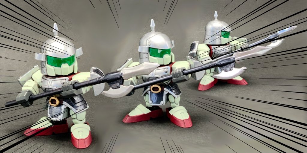 ●槍衾(やりぶすま)「王子をお守りするんだ!」