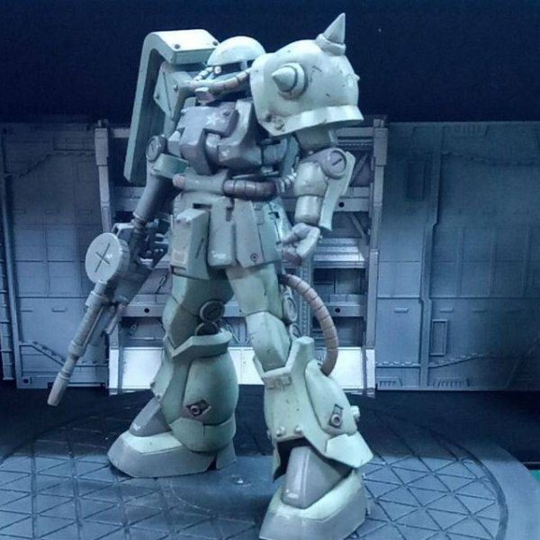 プライズザク2F2、ダメージ加工！