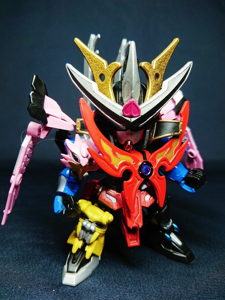 DX玩具が公開され、特に桃太郎モチーフの戦隊ということもあり、岡山県民なら形にしてみるのもあり?と思い即制作w