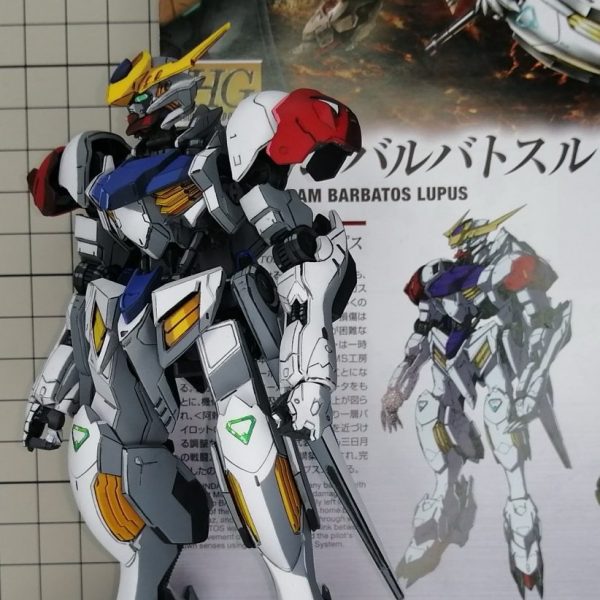 バルバトスルプス イラスト風 設定画風塗装